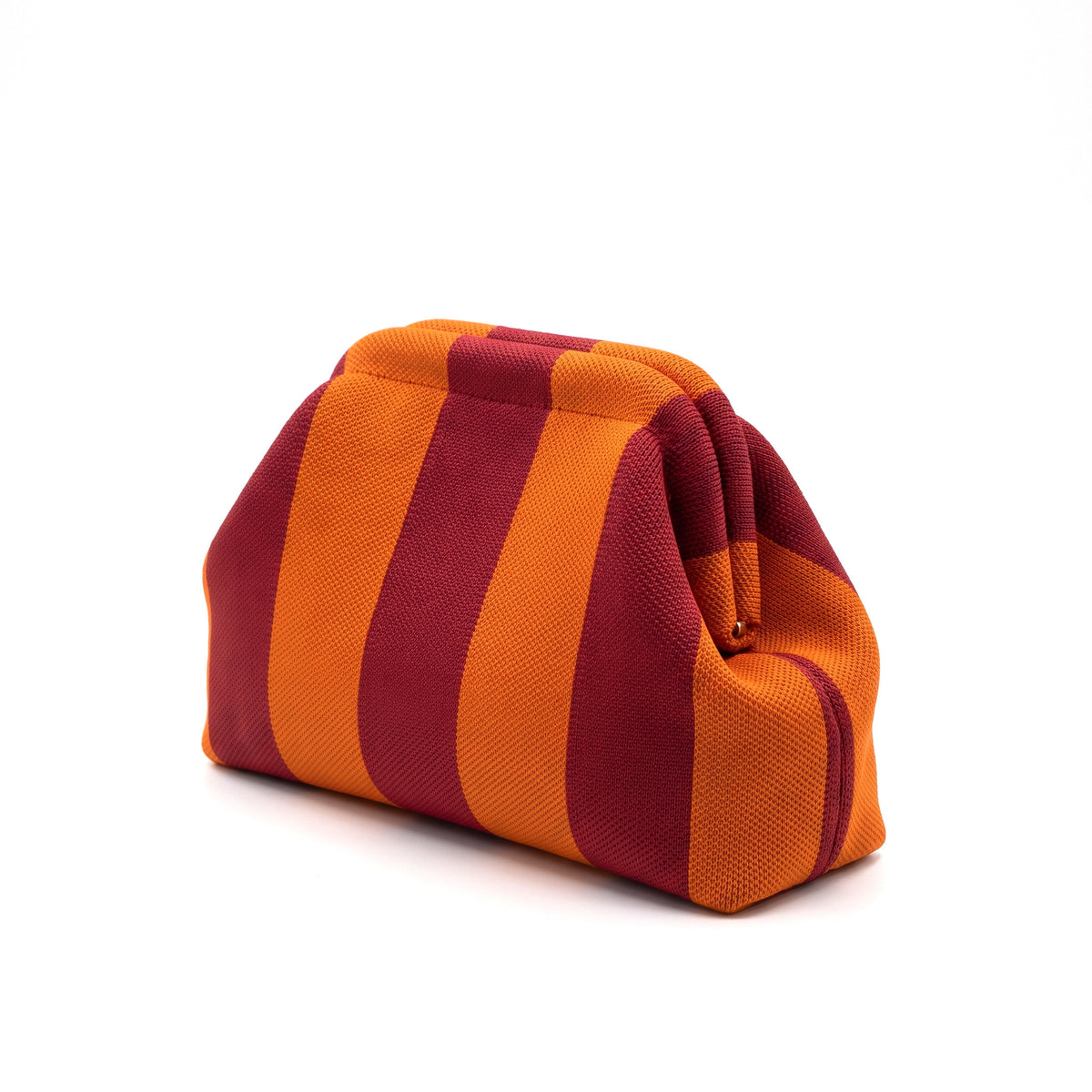 Rust & Orange Stripe Cloud Pouch
