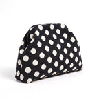 Black Polka Dot Cloud Clutch — studio