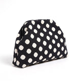 Black Polka Dot Cloud Pouch