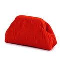 Poppy Chevron Cloud Clutch — studio