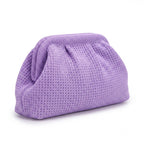 Lilac Waffle Cloud Pouch